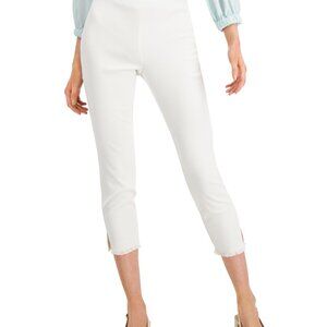 Alfani Textured Fringed-Hem Ankle Pants-Size 16 Slim-NWT